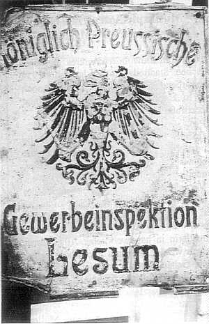 Königlich preussische Gewebeinspektion Lesum